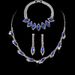EQUESTRIAN LUXE - Horse Eye Crystal Jewelry Set ( Short Chain, Diamond Claw Design, Best Seller)_ipsvogv.com