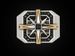 Viking Compass Seal Plated With S Silver Men's Two-color Ring_ipsvogv.com