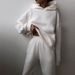 Women's Clothing sweatshirt set solid color casual fashion sports trousers two piece drop shipping_ipsvogv.com