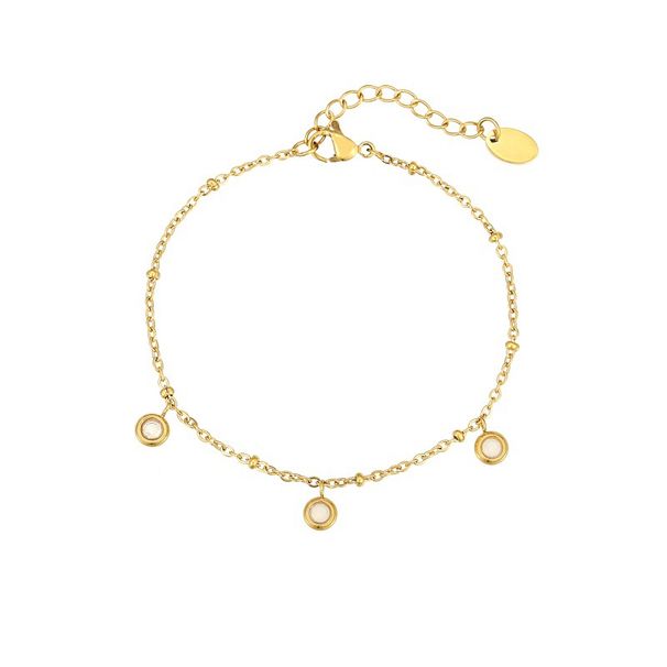 Women's Jewelry Malachite Necklace Simple Clavicle Chain New Titanium Steel Non Fading Necklace Jewelry_ipsvogv.com