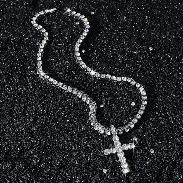 New Style Religious Pendant Hip Hop Creative Personalized Cross Necklace_ipsvogv.com