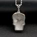 New Hip-Hop Jewelry Stainless Steel Gold-Plated Full Diamond Skull Snake Pendant Necklace_ipsvogv.com