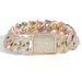 Men’s Jewelry Set Fashion Bracelet Hip Hop 20MM Diamond Three Color Rose Gold Miami Bar Cuban Chain Hip Hop Men's Bracelet_ipsvogv.com