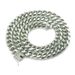 Fashionable men's Cuban gold chain hiphop, personalized diamond studded buckle necklaces, and accessories_ipsvogv.com
