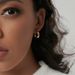 Geometric Multi Layer Arc For Women Copper Plated With Real Gold Fashion Retro Niche Versatile Design Earrings_ipsvogv.com