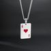 Men's Jewelry Hip Hop Stainless Steel Trendsetter Spade A Men And Women Same Necklace Personality Playing Card Pendant_ipsvogv.com