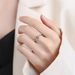 Japanese Korean Light Luxury Style, High-end Feeling, Full Diamond Opening Design, Horseshoe Zircon Ring, Personalized_ipsvogv.com