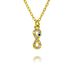 Copper Plated Real Gold Color Preserving Niche Creative Pendant Devil Eye Necklace Color Preserving Pendant Eye Zircon Necklace_ipsvogv.com