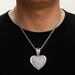 Hip Hop New Product Ins Love Pendant Hip-hop Cool Style Diamond Studded Men's Necklace Accessories_ipsvogv.com