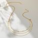 Pearl Stitching Peach Heart Three Layer Waist Chain Simple Ladies Street Shooting Body Chain_ipsvogv.com