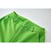 Women's emerald green spliced suit collar top wide-leg trousers temperament fashion two-piece trouser suit_ipsvogv.com