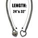 Real Gold Brass Electroplating Hot Sales Fashion Hip Hop Heart Shaped Ring Punk Rock Cuban Long Necklace_ipsvogv.com