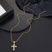 Hip hop Live New Versatile Diamond Cross Cuban Pendant Necklace_ipsvogv.com