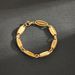 Hip Hop Unisex Bracelet Niche Versatile Punk Geometric Hand Jewelry Coffee Bean Chain Buckle Accessories_ipsvogv.com