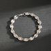 Hip Hop Unisex Bracelet Niche Versatile Punk Geometric Hand Jewelry Coffee Bean Chain Buckle Accessories_ipsvogv.com
