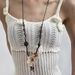 Bohemian Flower Wooden Braided Necklace Female New Chinese Ethnic Style Choker Clavicle Chain Retro Accessories_ipsvogv.com