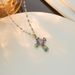 Female Hip Hop Instagram Punk Cross Personalized Pendant Zircon Necklace With Unique Design Collar Chain_ipsvogv.com