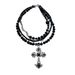 Multi Layer Pearl Necklace For Women, Niche Punk Style, Cross Clavicle Chain, Fashion, Versatile Necklace Accessories_ipsvogv.com