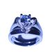 creative Heart-shaped Simulation For Women's Fashion Engagement Ring Set_ipsvogv.com