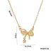 Bow Necklaces Simple, Luxurious And Niche Designs, Love Cat's Eye Stone Pendants For Women With Versatile Collarbone_ipsvogv.com
