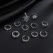 New Combination Ring Personalized Snake Shaped Star Flower Hollowed Out Opening 11 Piece Set_ipsvogv.com