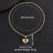 Minimalist fashionable OL American hip-hop necklace for men personalized inlay and niche design, Cuban chain with a_ipsvogv.com