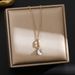 New Korean Style Zircon Pendant with Titanium Steel Necklace, Women's Colorless, Stylish, and Minimalist Design, Collar_ipsvogv.com