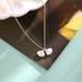 Sweet Pearl Shell Necklace Fan Shaped Pendant With Collar Chain That Can Open Personalized, Simple, And Versatile_ipsvogv.com