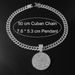INS Stay Calm English Letter Full Diamond Hip Hop Pendant Necklace Men's Trendy Jewelry_ipsvogv.com