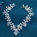 Jewelry & Accessories Bridal Headdress, Rhinestone Chain Headband, Hand Inlaid Diamond Pressed Hair Bun Dress Accessories_ipsvogv.com