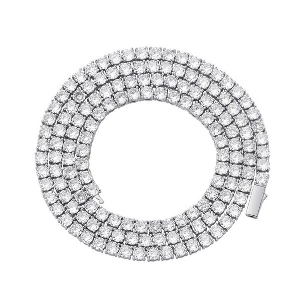 Zircon Tennis Chain Necklace Men New Spring Clasp Gold-Plated Hip-Hop Bracelet For Women Jewelry_ipsvogv.com
