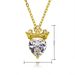 Crown Love Necklace For Girls Light Luxury Niche Design High End New Clavicle Chain Strong Chain Summer Gift_ipsvogv.com