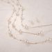 N11545 French New Light Luxury Pearl Multi layered Necklace Elegant Small Fragrance Design Earrings Neckchain_ipsvogv.com