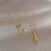 Rotatig 【 】 Water Drop Light Luxury Charm Gorgeous Full Diamod Necklace Wome's Versatile Clavicle Titaium Steel 【 】_ipsvogv.com