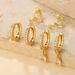 Women’s Jewelry Set Fashion Electroplated Copper Inlaid Zircon Teardrop Earrings Earrings Set Niche Design Two Wear C Shaped Ear Clip Earrings_ipsvogv.com