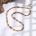 Maillard Natural Round Agate Crystal Bead Necklace For Women, Versatile And High Grade Sweater Chain Jewelry_ipsvogv.com