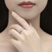 Silver Ring For Women New Classic Luxury Bull Head Moissanite Ring High Carbon Diamond Finger Ring_ipsvogv.com