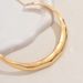Ins light luxury style necklace with exaggerated female personality, geometric wave design collar, high-end and_ipsvogv.com