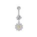 Women's Jewelry Zircon Belly Button Ring Belly Button Nail Piercing Jewelry_ipsvogv.com