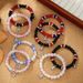 Friendship Spider Love Magnetic Attraction Cat Bracelet Beaded Elastic Adjustable Couple Holiday Bracelet_ipsvogv.com