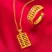 Men's Vietnam Sand Abacus Ring Opening Brass Gold Plated Jewelry_ipsvogv.com
