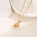 New Titanium Steel Necklace Female Internet Celebrity Hollow Lucky Star Pendant Electroplated True Gold Non Fading_ipsvogv.com