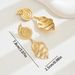 Fashion OL Hip Hop Style Earrings Female Personality Conch Electroplated Alloy Earrings Temperament Popular Earrings_ipsvogv.com