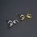 Unisex Simple Small Cute Star Moon Earrings Color Preservation Sweet Female Earrings_ipsvogv.com