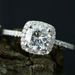 Valentine's Day Gift Jewelry Fashion Engagement Ring Women's Diamond Zircon Ring_ipsvogv.com