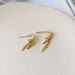 Women's Jewelry S925 Sterling Silver Earrings Accessories Personality Double Layer Earrings Zircon Earrings_ipsvogv.com