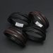 Men Leather Braided Bangle Bracelet Magnet Stone Hand Ring Jewelry Bracelets_ipsvogv.com