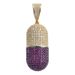 Personalized Capsule Pill Pendant Micro Inlaid Zircon Detachable Pendant Hip Hop Men And Women With The Same Amount_ipsvogv.com