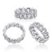 Full Diamond Fashion Light Luxury Cuban Chain Ins Style Hip Hop Trendy Punk Couple Ring_ipsvogv.com