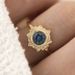 Golden Creative Flower Shaped Advanced Fashion Women's Ring_ipsvogv.com